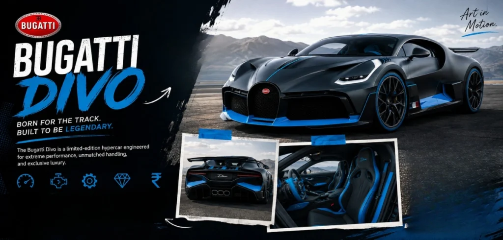Bugatti Divo Price in India: Powerful Specs, Features, Performance & Ownership Guide Bugatti Divo Price in India
