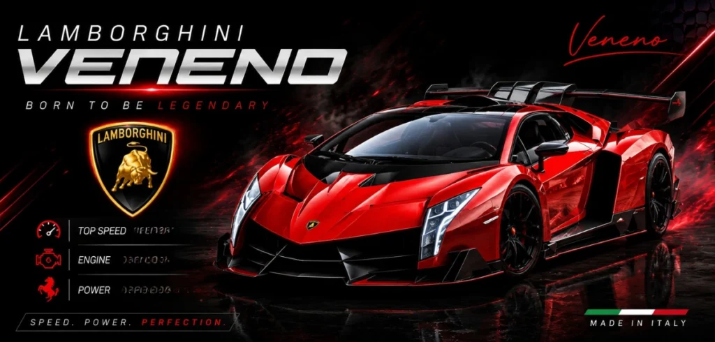 Lamborghini Veneno Price in India: The Ultimate Beast That Broke the Bank Lamborghini Veneno Price in India