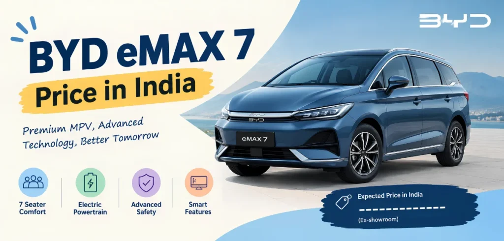 Byd Emax 7 Price in India: 7 Facts Before You Book Byd Emax 7 Price in India