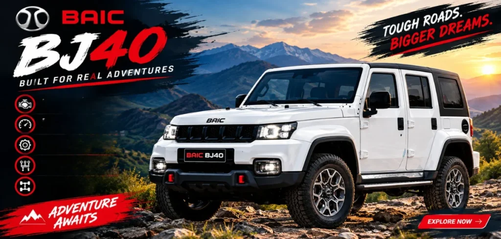 BAIC BJ40 Price in India 2026: Complete Price, Specs & Features Guide BAIC BJ40 Price in India