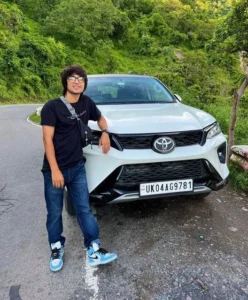Fortuner Sourav Joshi Car